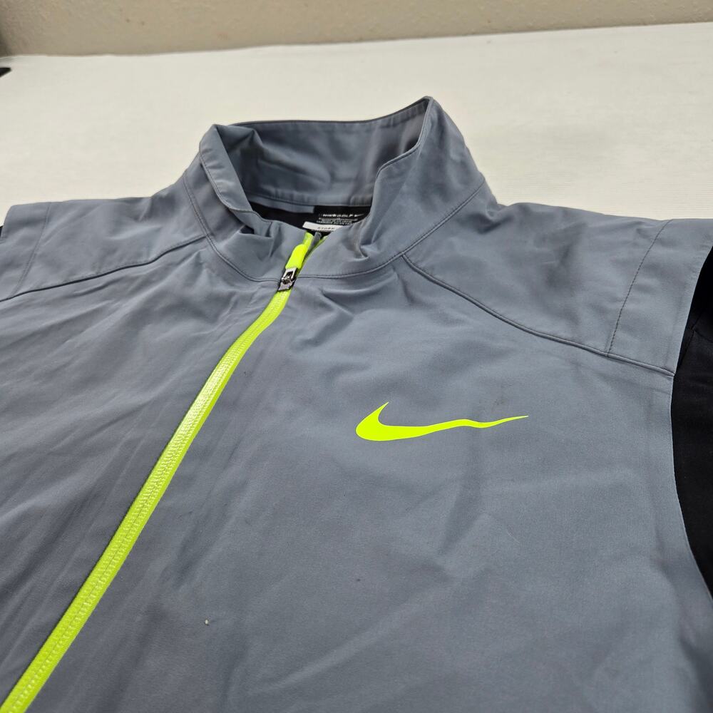 Nike Golf Tour Hyperadapt Storm-Fit 1/2 Zip Gray Jacket Men's Size Large